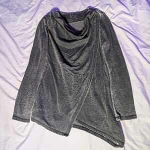 Andrew Marc Asymmetrical Draped Top • Size XS